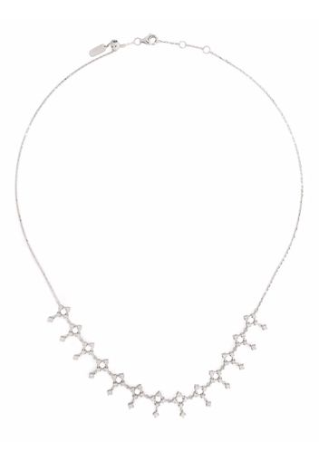 Djula 18kt Weißgoldchoker mit Diamanten - Silber