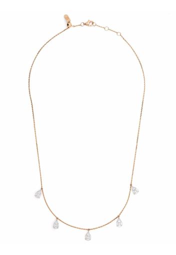 Djula 18kt Rotgold-Choker mit Diamanten - Rosa