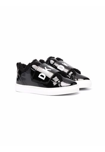 Dkny Kids Sneakers mit Logo-Print - Schwarz