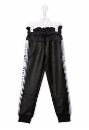 Dkny Kids Jogginghose mit Paperbag-Taille - Schwarz