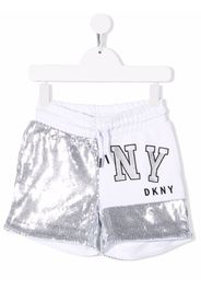 Dkny Kids NY sequin-embellished shorts - Weiß