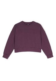 Dkny Kids Sweatshirt mit Logo-Print - Violett