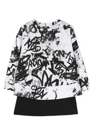 Dkny Kids Minikleid im Layering-Look - Weiß