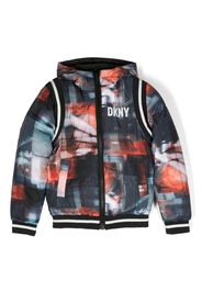 Dkny Kids Wendbare NYC Lights Steppjacke - Schwarz