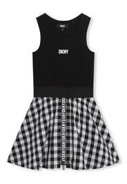 Dkny Kids Kleid mit Logo-Print - Schwarz