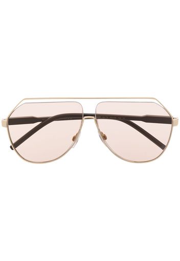 Dolce & Gabbana Eyewear DG2266 Pilotenbrille - Braun