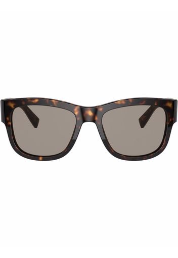 Dolce & Gabbana Eyewear square frame tortoiseshell sunglasses - Braun