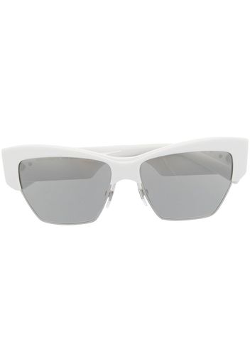 Dolce & Gabbana Eyewear logo-plaque sunglasses - Weiß