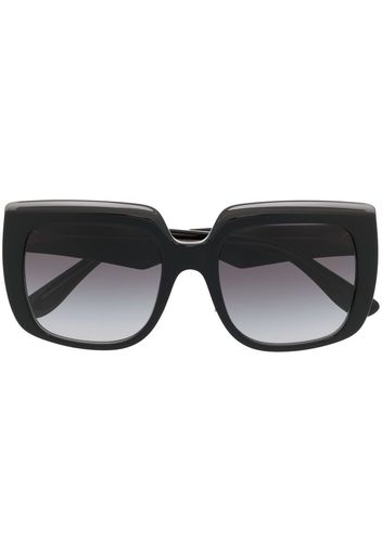 Dolce & Gabbana Eyewear Eckige Sonnenbrille mit Farbverlauf - Schwarz