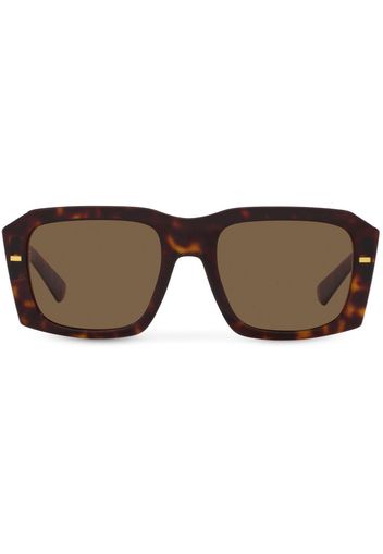 Dolce & Gabbana Eyewear tortoiseshell-effect square-frame sunglasses - Braun