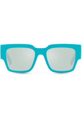 Dolce & Gabbana Eyewear square-frame logo-print sunglasses - Blau