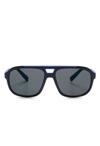 Dolce & Gabbana Eyewear Getönte Pilotenbrille - Blau