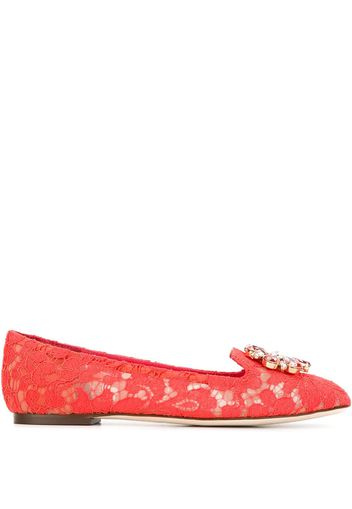 Dolce & Gabbana 'Vally' Slipper - Rot