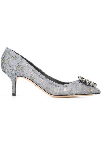 Dolce & Gabbana Verzierte Spitzenpumps - Grau