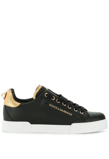 Dolce & Gabbana 'Portofino' Sneakers - Schwarz