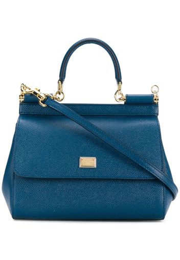 Dolce & Gabbana Kleine 'Sicily' Schultertasche - Blau