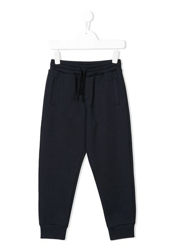 Dolce & Gabbana Kids Jogginghose mit Kordelzugbund - Blau