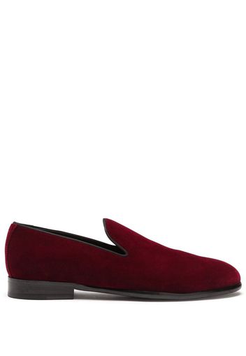 Dolce & Gabbana Slipper in Samtoptik - Rot