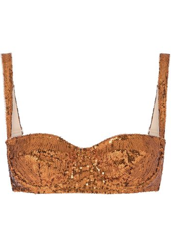 Dolce & Gabbana BH mit Pailletten - Orange