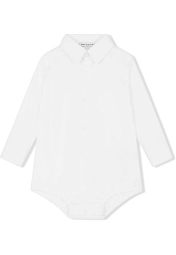 Dolce & Gabbana Kids Body im Hemdstil - Weiß