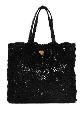 Dolce & Gabbana Große 'Beatrice' Handtasche - Schwarz