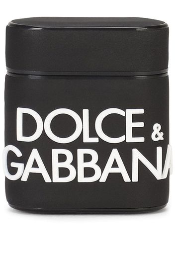 Dolce & Gabbana AirPods-Hülle mit Logo - Schwarz