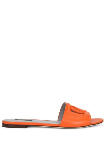 Dolce & Gabbana Mules mit Logo - Orange