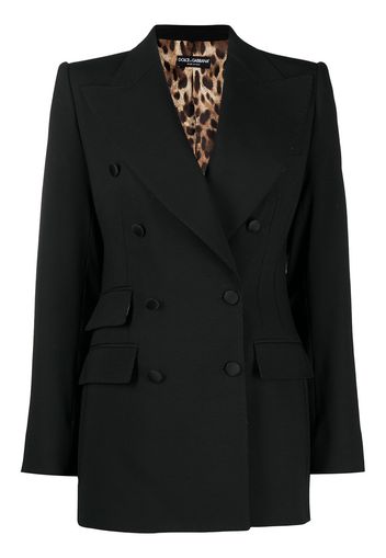 Dolce & Gabbana Doppelreihiger Blazer - Schwarz