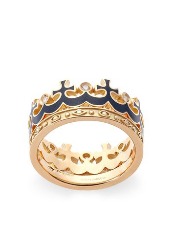 Dolce & Gabbana 18kt Gelbgoldring im Kronendesign