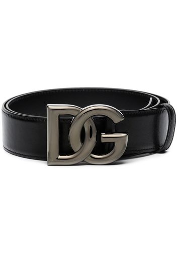 Dolce & Gabbana DG logo buckle belt - Schwarz