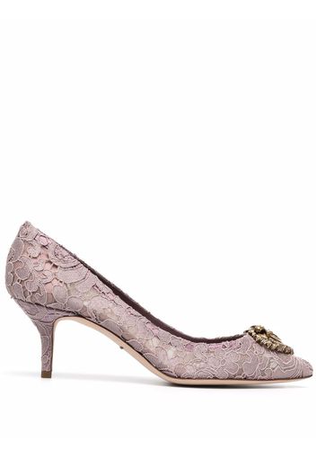 Dolce & Gabbana Heart Pumps - Rosa