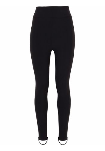 Dolce & Gabbana High-Waist-Leggings mit Steg - Schwarz