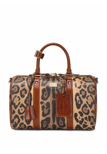 Dolce & Gabbana Shopper mit Leoparden-Print - Braun