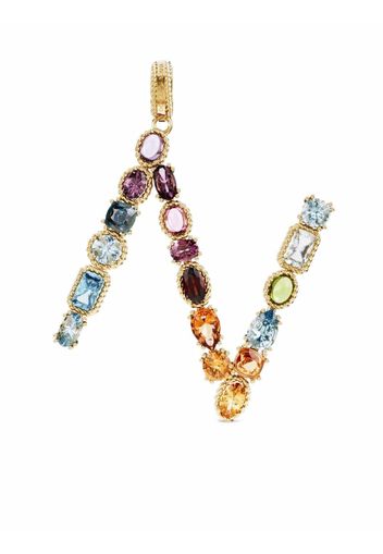 Dolce & Gabbana 18kt Rainbow Alphabet N Gelbgoldanhänger