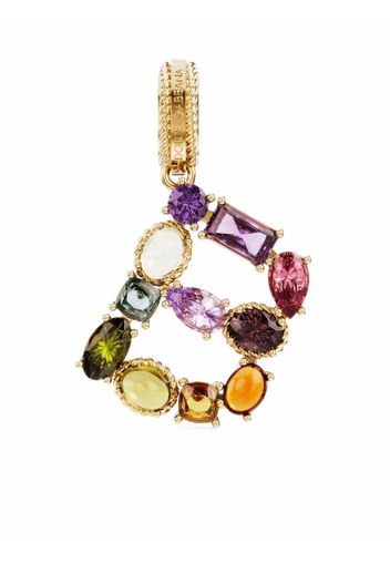 Dolce & Gabbana 18kt Rainbow Alphabet B Gelbgoldanhänger