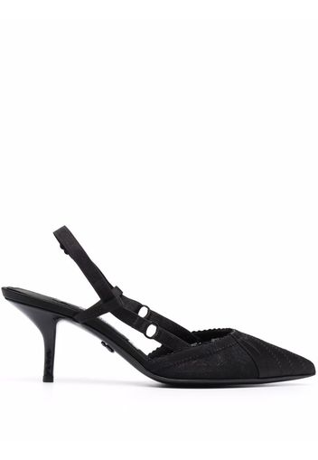 Dolce & Gabbana Spitze Slingback-Pumps - Schwarz