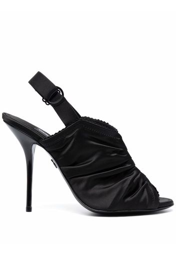 Dolce & Gabbana Stiletto-Sandalen - Schwarz