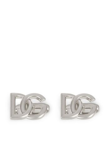 Dolce & Gabbana Manschettenknöpfe mit DG - SILVER