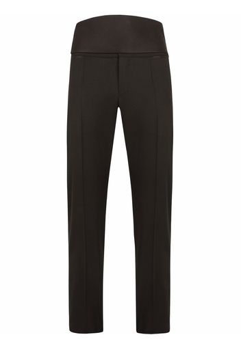 Dolce & Gabbana Stretch-wool Tuxedo pants - Schwarz