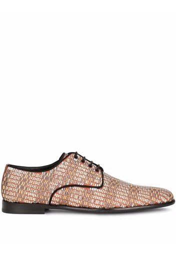 Dolce & Gabbana Raffaello rhinestone Derby shoes - Orange