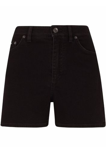 Dolce & Gabbana high-waist denim shorts - Schwarz