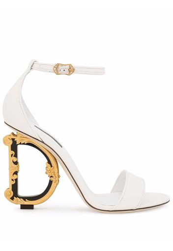 Dolce & Gabbana Sandalen mit Schnalle - Weiß