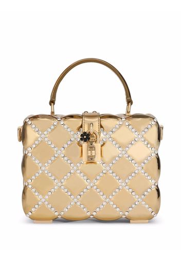 Dolce & Gabbana Handtasche mit Kristallen - Gold