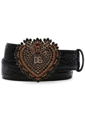 Dolce & Gabbana Devotion buckle bet - Schwarz