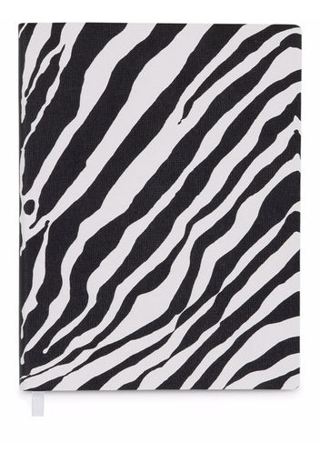 Dolce & Gabbana zebra-print lined notebook - Weiß