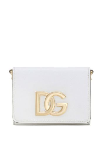 Dolce & Gabbana Mini Tasche mit DG-Logo - Weiß