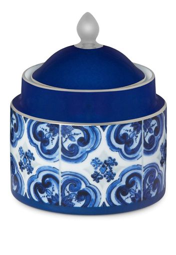 Dolce & Gabbana Zuckerdose aus Porzellan - Blau