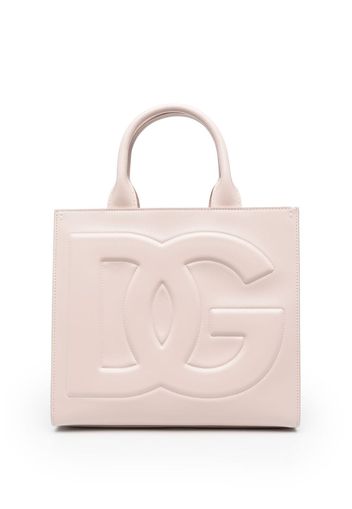 Dolce & Gabbana debossed-logo tote bag - Rosa