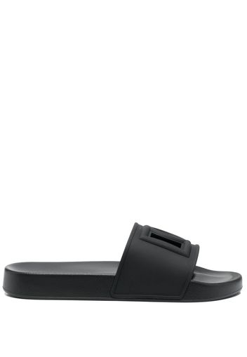 Dolce & Gabbana cut-out logo sliders - Schwarz