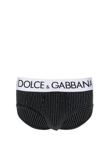 Dolce & Gabbana logo-waistband briefs - Schwarz